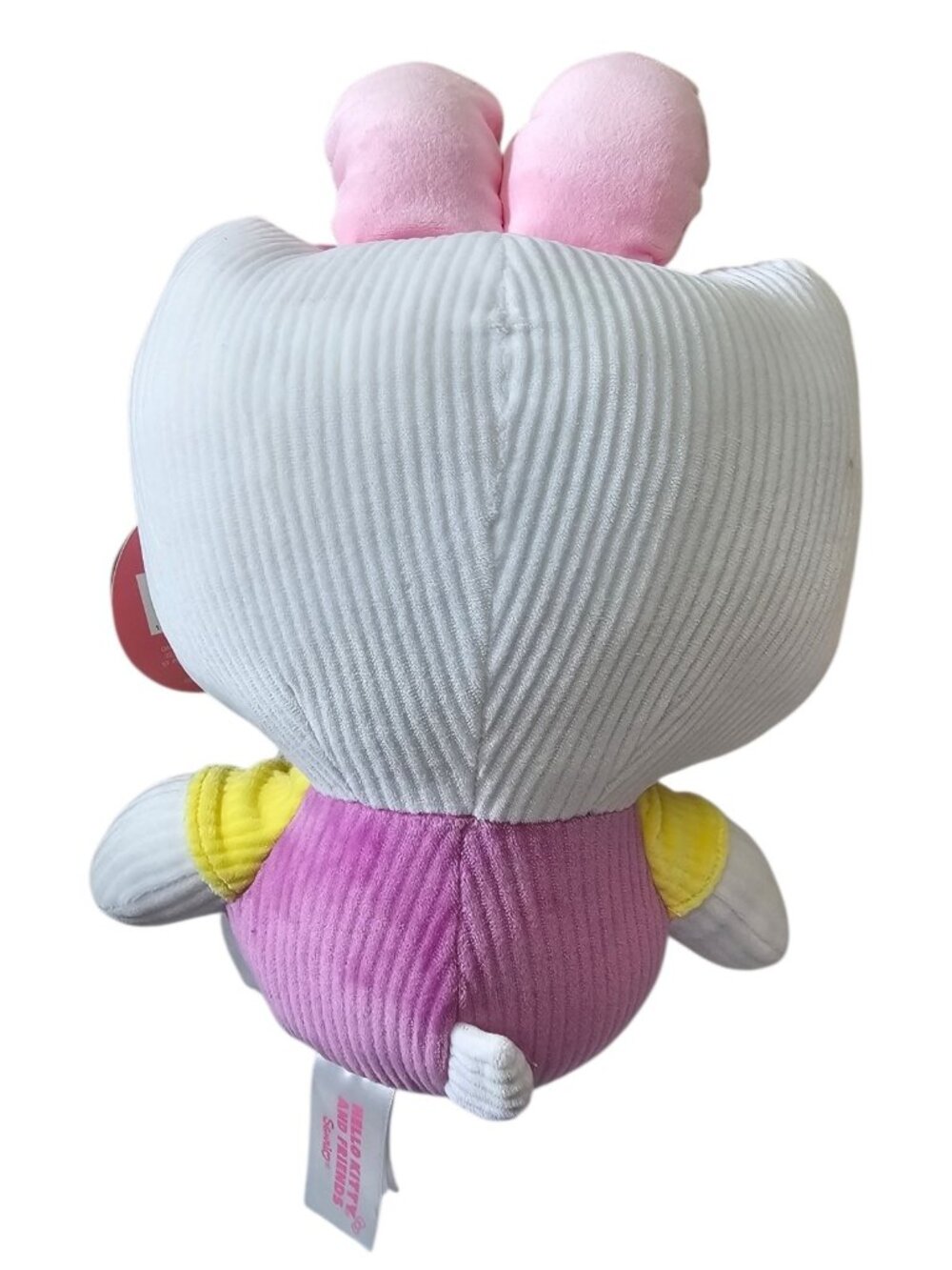 Hello Kitty 11" Corduroy 2026 Easter Bunny Plush Pink Bow New With Tag - Picture 3 of 10